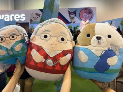 Berkshire meeting 'bazaar' features Buffett Squishmallows, 60th anniversary book and giant claw machine